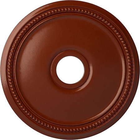 Diane Ceiling Medallion (Fits Canopies up to 5 3/8"), 18"OD x 3 5/8"ID x 1 1/8"P, Firebrick
